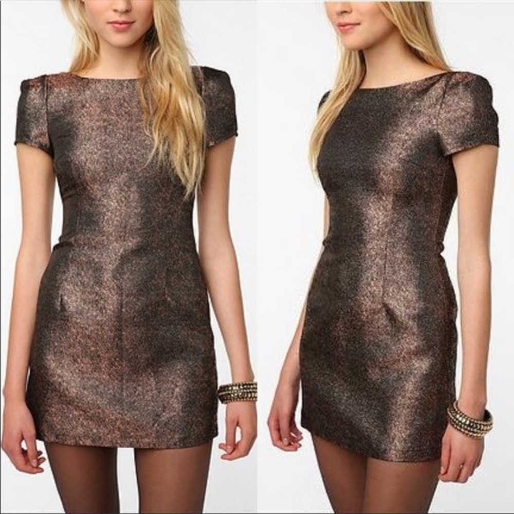 NWT ladakh glamazon shining bronze dress size 8